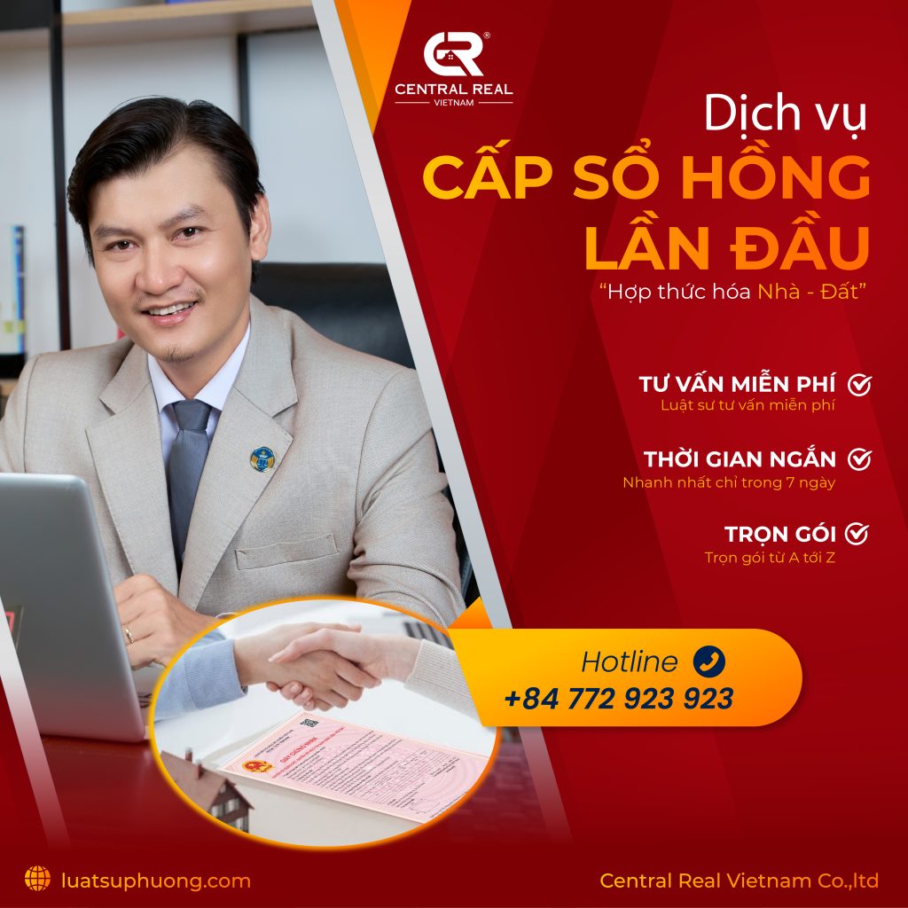 Cấp sổ hồng lần đầu